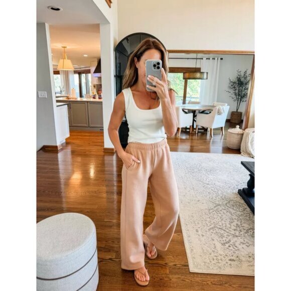 FREE PEOPLE Hummingbird Stretch Cotton Top in Ivory Size Medium - Picture 5 of 15